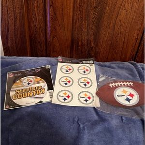 NFL Pittsburgh Steelers Magnet Bundle, new in sealed packages.